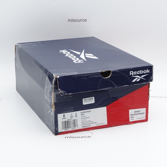 SLD NEW Reebok Classic Nylon Suede Sneakers 100033377/IE4537 - Picture 4 of 7